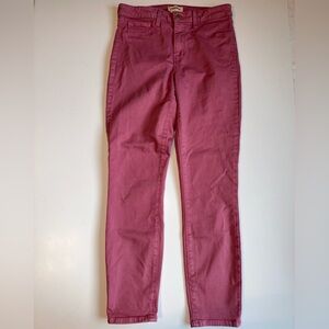 L’AGENCE Margot Skinny High Rise Jeans Women’s 28 Wildrose Pink Stretch USA Made